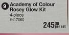 Academy Of Colour Rosey Glow Kit 4 Piece-Per Set