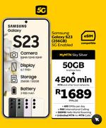 Samsung Galaxy S23 256GB 5G Enabled-On My MTN Sky Silver