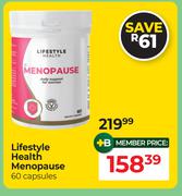 Lifestyle Health Menopause 60 Capsules
