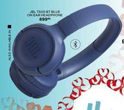 JBL T500 BT Blue On Ear Headphone