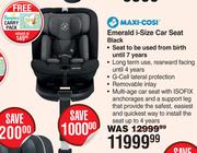 Maxi-Cosi Emerald i-Size Car Seat (Black)