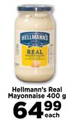 Hellmann's Real Mayonnaise-400g