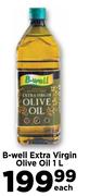 B-Well Extra Virgin Olive Oil-1Ltr