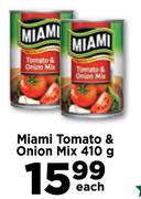 Miami Tomato & Onion Mix-410g Eachmiam