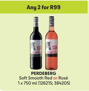 Perdeberg Soft Smooh Red Or Rose-For 2 x 750ml