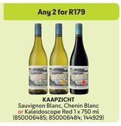Kaapzicht Sauvignon Blanc, Chenin Blanc Or Kaleidoscope Red-For 2 x 750ml