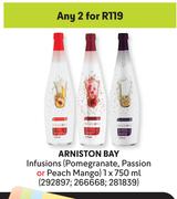Arniston Bay Infusions (Pomegranate, Passion Or Peach Mango)-For 2 x 750ml