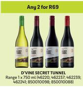 D'Vine Secret Tunnel Range-For For 2 x 750ml