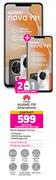 2 x Huawei Y91 Smartphone-On 1.2GB Red Core More Data + On Promo 75