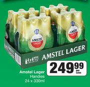 Amstel Lager Handies-24 x 330ml Per Case