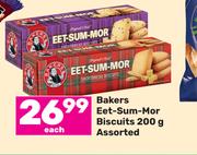 Bakers Eet-Sum-Mor Biscuits Assorted-200g Each