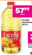 Excella Sunflower Oil-2Ltr Each