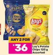 Lay's Potato Chips Assorted-For Any 2 x 120g