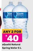 Aquelle Natural Spring Water-For Any 2 x 5Ltr
