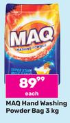 MAQ Hand Washing Powder Bag-3Kg Each