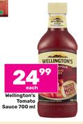 Welliongton's Tomato Sauce-700ml Each