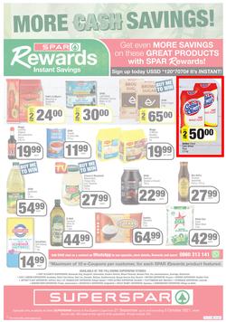 SUPERSPAR EASTERN CAPE (21 September - 3 October 2021) Valid In | Bluewater Bay, Amalinda, Knysna, Heather Park, Jeffery's Bay, Rosehill, Protea, Sedgefield, Spandau, page 12