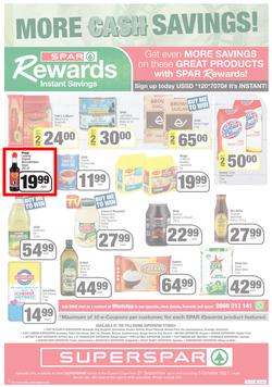 SUPERSPAR EASTERN CAPE (21 September - 3 October 2021) Valid In | Bluewater Bay, Amalinda, Knysna, Heather Park, Jeffery's Bay, Rosehill, Protea, Sedgefield, Spandau, page 12