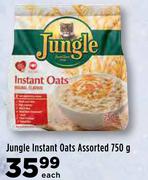 Jungle Instant Oats Assorted-750g Each