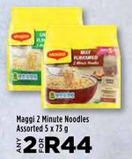Maggi 2 Minute Noodles Assorted-For Any 2 x 5 x 73g