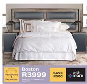 Boston Headboard & Pedestals