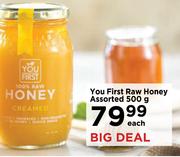 You First Raw Honey Assorted-500g Each