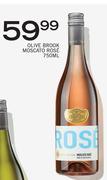 Olive Brook Moscato Rose-750ml