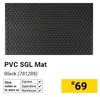Autoworx PVC SGL Mat Black