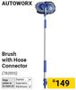 Autoworx Brush With Hose Connector