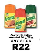 Aromat Canisters Assorted-For Any 2 x 70g/75g 