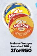 Melrose Wedges Assorted-For 2 x 200g