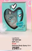Lentheric I Love Gift Set EDP 50ml Plus Perfume Body Spray 90ml-Per Set