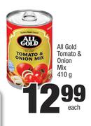 All Gold Tomato & Onion Mix-410g Each