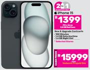 2 x Apple iPhone 15-On 2.8GB Red Core