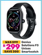 Genius Solutions F3 Unisex Smart Watch