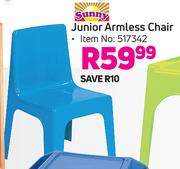 Sunny Junior Armless Chair