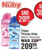 Nuby Tritan Thirsty Kids Assorted-360ml Each
