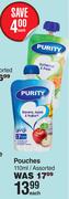 Purity Pouches Assorted-110ml Each