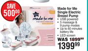 Tommee Tippee Made For Me Single Electric Breast Pump