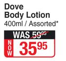 Dove Body Lotion Assorted-400ml