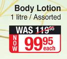 Nature's Nourishment Body Lotion Assorted-1L Each