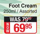 Nature's Nourishment Foot Cream Assorted-250ml 