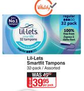 Lil-Lets Smartfit Tampons Assorted 32 Pack-Per Pack