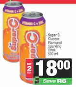 Super C Glucose Flavoured Sparkling Drink-For 2 x 500ml