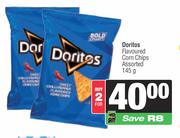 Doritos Flavoured Corn Chips Assorted-For 2 x 145g