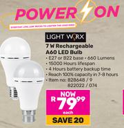Light worx rechargeable bulb discount