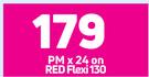 Tecno Spark 7 64GB 4G Smartphone-On Red Flexi 130