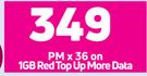 Samasung Galaxy A13 Smartphone-On 1GB Red Top Up More Data