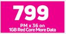2 x Apple iPhone 11 64GB Smartphone-On 1GB Red Core More Data + On Promo 70