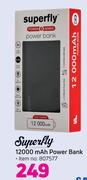 Superfly 12000 Mah Power Bank